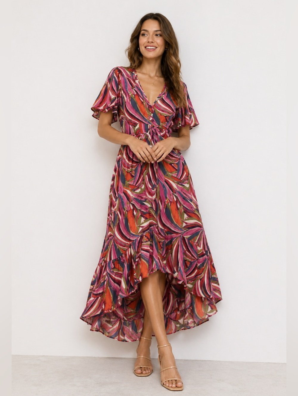 Anthropologie Abel The Label Floral Maxi Dress Small